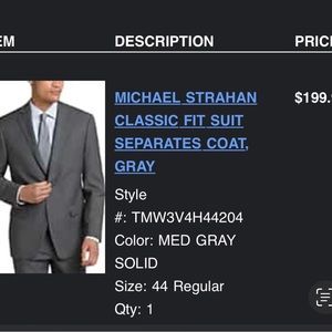 Michael Strahan Suit